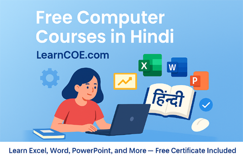 Free Computer Courses in Hindi - LearnCOE